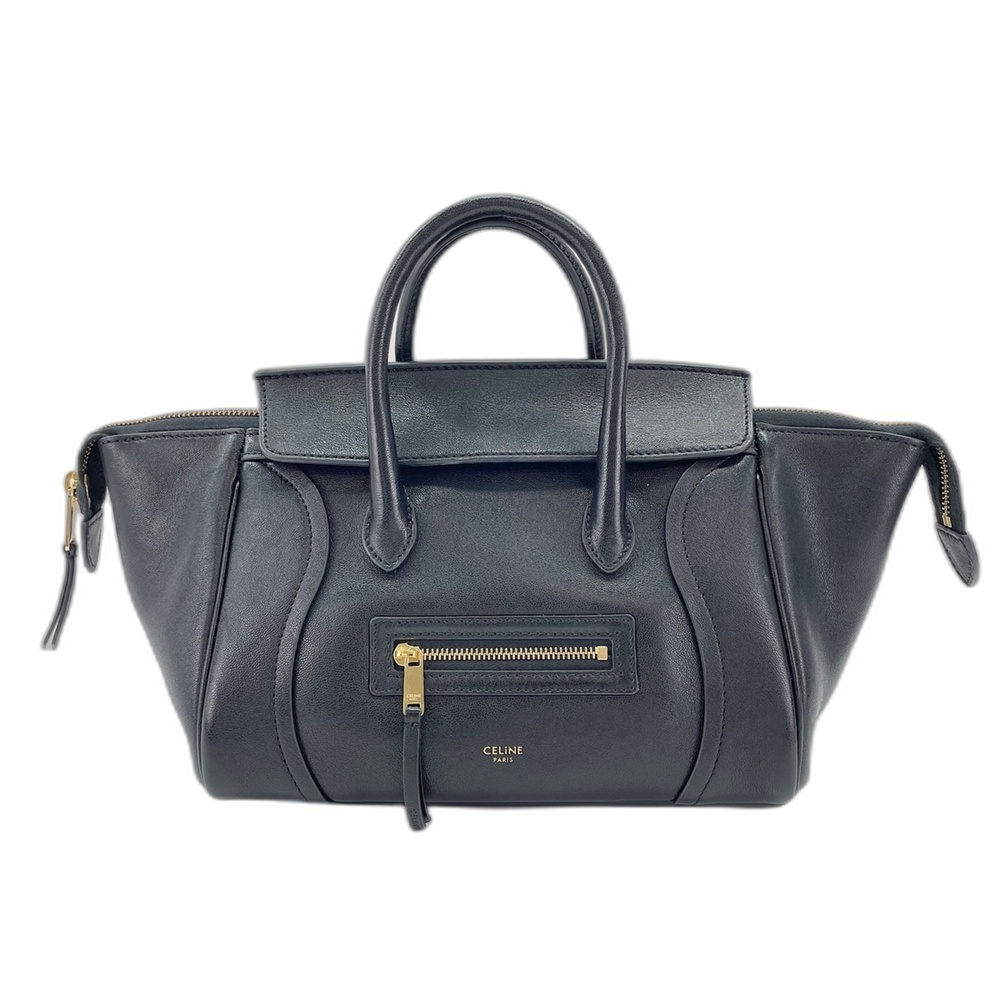 Celine Little Luggage Shoulder Bag, Black - Picture 1 of 14
